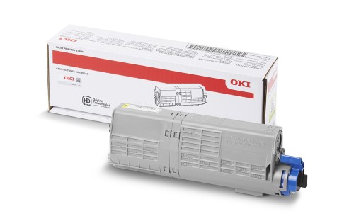 C532 C542 STD CAP YELLOW TONER 46490401 TONER + BOX.jpg
